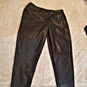 Charlotte Russe High waisted faux leather leggings